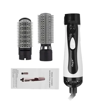 

3-In-1 Professional Hair Straightener Curler Waver Brush Hair Dryer Smoothing Brush Hot Air Straightening Heated Comb Blower