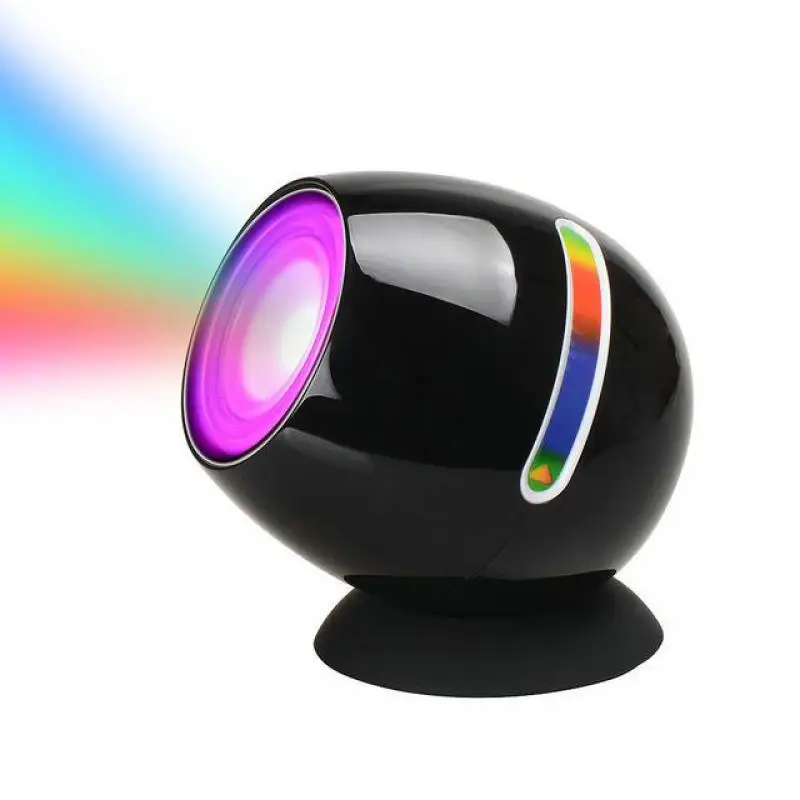 Pokemon Ball плазменный шар волшебная лампа 256 цветов RGB Звездная Луна ночной Светильник сценический лазерный волоконно-оптический светильник цветной светильник s палочка - Цвет: Черный