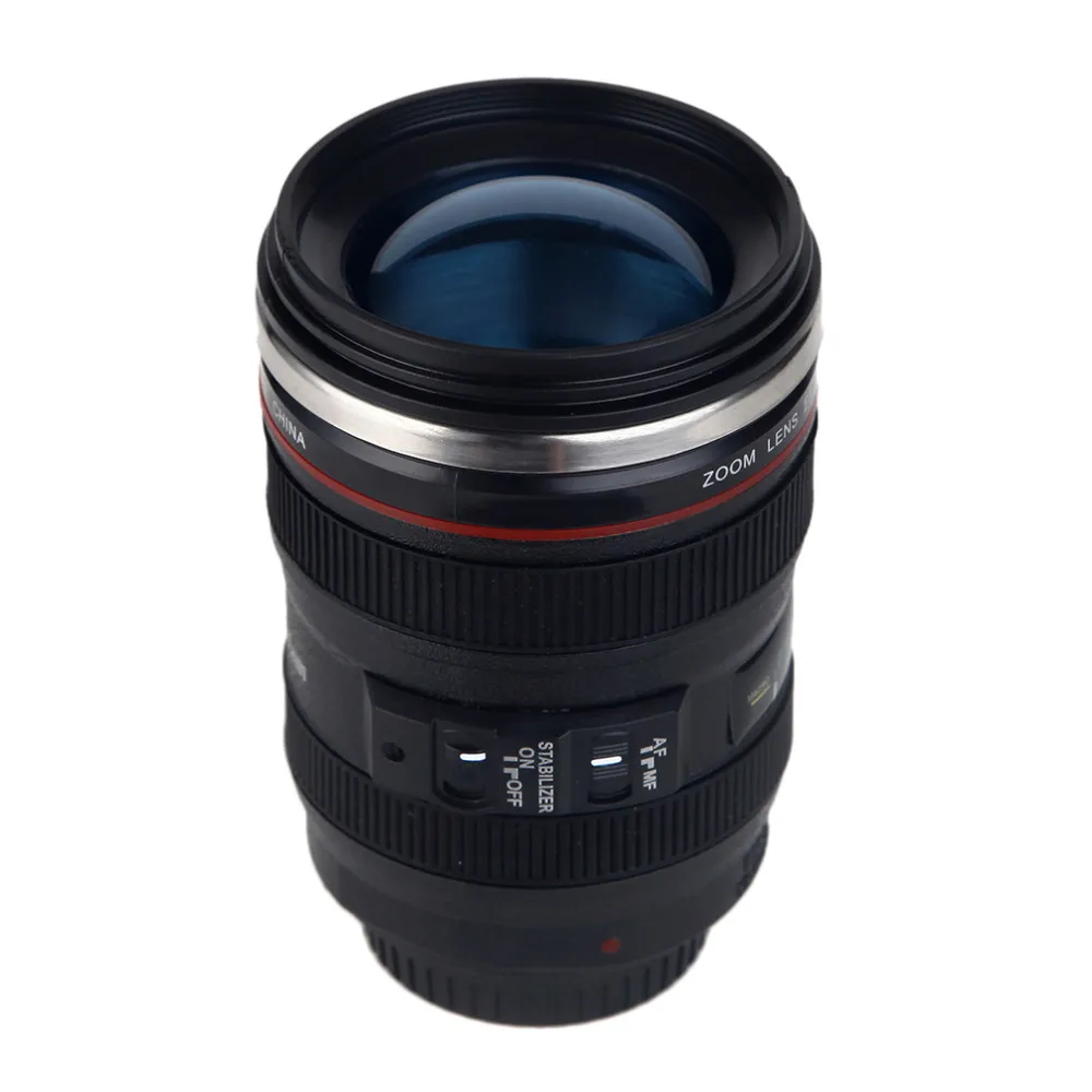 В форме линзы фотоаппарата чашка кофе чай Кружка Путешествия нержавеющая сталь Термосы по всему миру