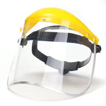 

Dustproof MaskTransparent PVC Safety Faces Shields Screen Spare Visors Head Face Respiratory tract Protection