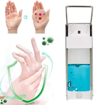 

500ml Wall-mounted Elbow Pressure Elbow Pressure Hand Sanitizer Soap Dispenser Distributor Home Kitchen Bathroom Supplies