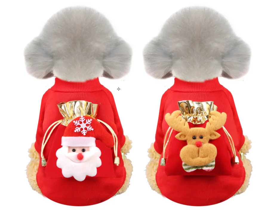 Одежда для собак, Рождественская зимняя Ubranka Dla Psa, французский бульдог, пальто для щенков, Рождественская Одежда для питомцев, манто, одежда для домашних животных
