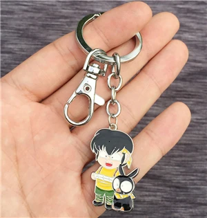 keychain Игра Ранма 1/2 ожерелье брелок для ключей Косплей коллекция подарок - Цвет: keychain