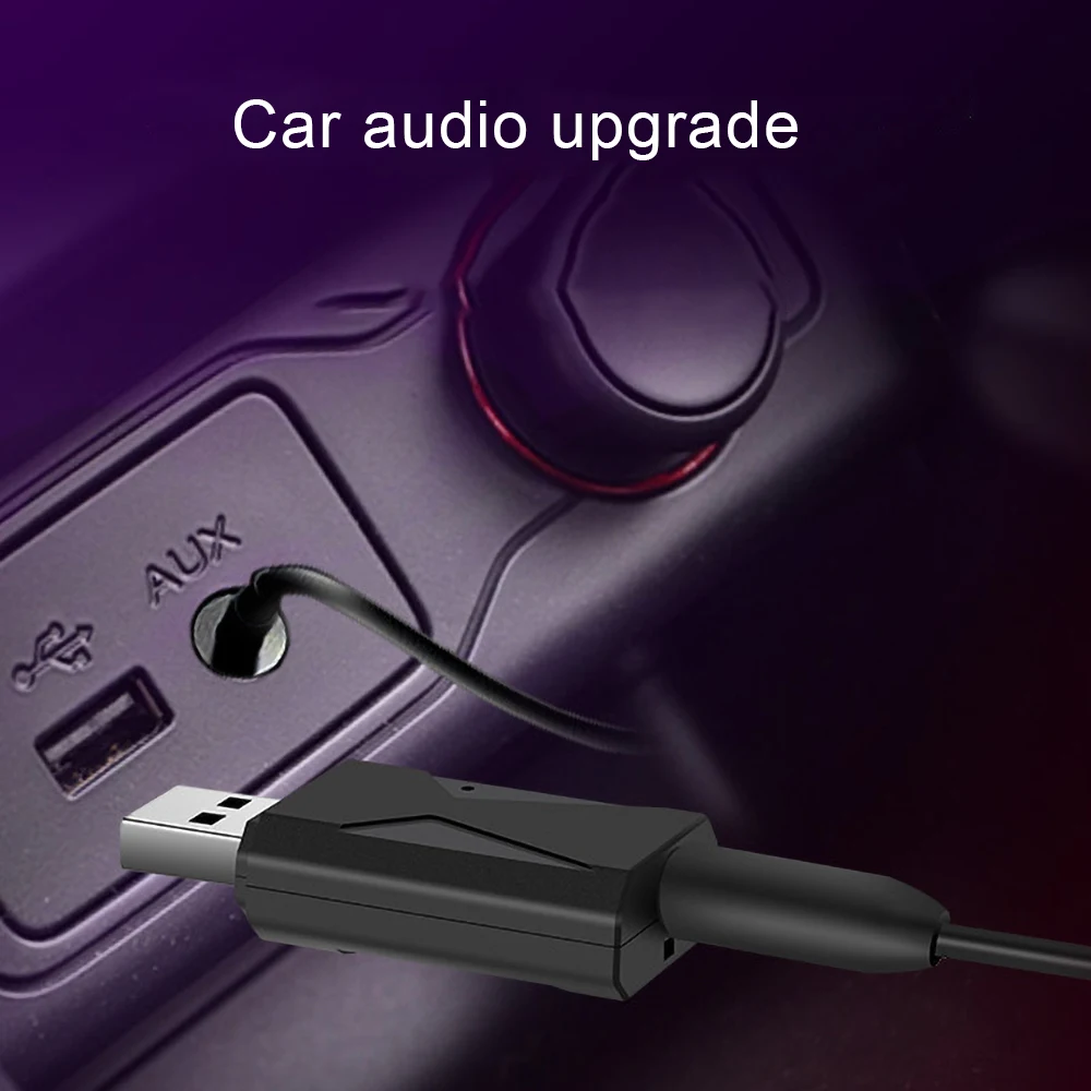 Универсальный BT5.0 беспроводной 2 в 1 USB Bluetooth адаптер ключ Музыкальный Аудио приемник передатчик для ПК компьютер Смартфон стол