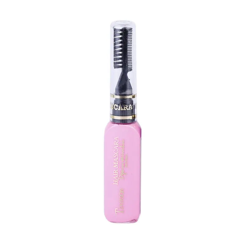 A1-Pink Крем-краска для волос, 13 цветов, временная краска для волос, тушь для ресниц, крем, нетоксичный, сделай сам, краска для волос, ручка, инструменты для ухода за волосами - Цвет: A1-Pink
