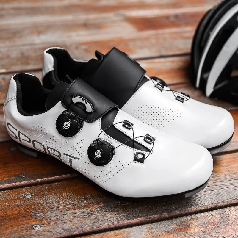 Professional Ultralight Cycling Shoes MTB Outdoor Breathable Self-Locking Bicycle Sneakers Men Racing Road Bike SPD Cleat Shoes