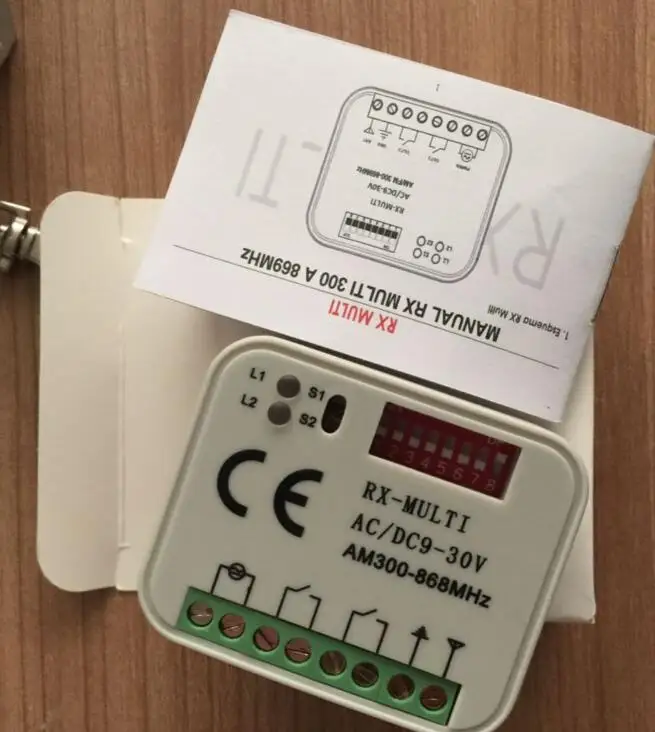 

10pcs Universal AC DC 12-24V 2 Channel Multi Receiver RX MULTI 300-868 MHz garage door remote control receiver