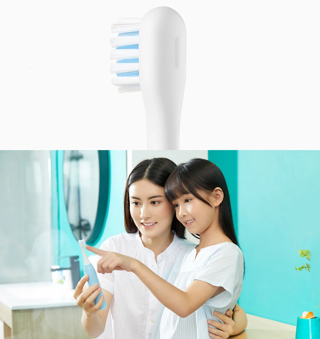 Ipx7водонепроницаемый Xiaomi Mitu детская звуковая электрическая зубная щетка музыкальное аккомпанемент запись Чистка состояние защита напоминание