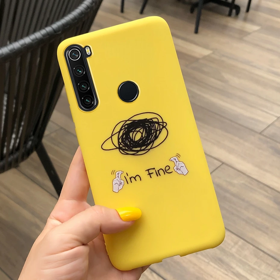 Слоновая кость Для Xiaomi Redmi Note 8 T чехол с конфетным принтом Мягкий силиконовый чехол ТПУ Fundas для Xiaomi Xiomi Redmi Note 8 T 8 T Note8T чехол s Cover - Цвет: Слоновая кость