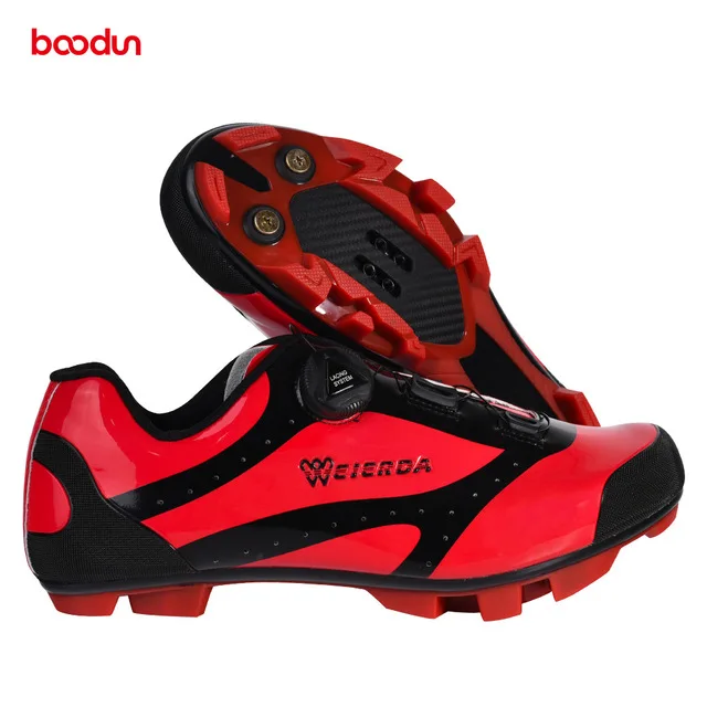 MTP Black Red Кроссовки для езды на велосипеде; мужские и женские ботинки для горного велосипеда; дышащие профессиональные самозакрывающиеся Ультралегкие спортивные кроссовки для езды на велосипеде; Zapatos Ciclismo - Цвет: MTP Black Red