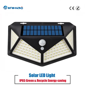 

Solar Power Light 100 LED Solar Wall Lamp PIR Motion Sensor Lamp Waterproof Solar Lights for Garden Decoration