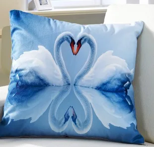 Castle Courtyard Rose Flower Vine Romance Nature Decorative Pillows Euro Travel Pillow Cover Fiber Cute Home Decor Gift - Color: Chocolate