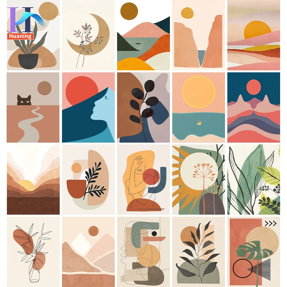 Painting By Numbers Digital painting illustration Picture DIY Kits