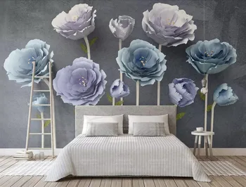 

CJSIR Custom Wallpaper 3d Stereo Flowers Modern Minimalist TV Background Murals Wallpaper Home Decoration Mural 3d Wallpaper