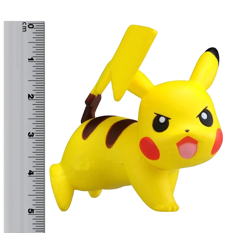 Takara Tomy Pokemon monglue EX Sun Moon 4 см мини игрушка Коллекционная Фигурка Пикачу боевая поза