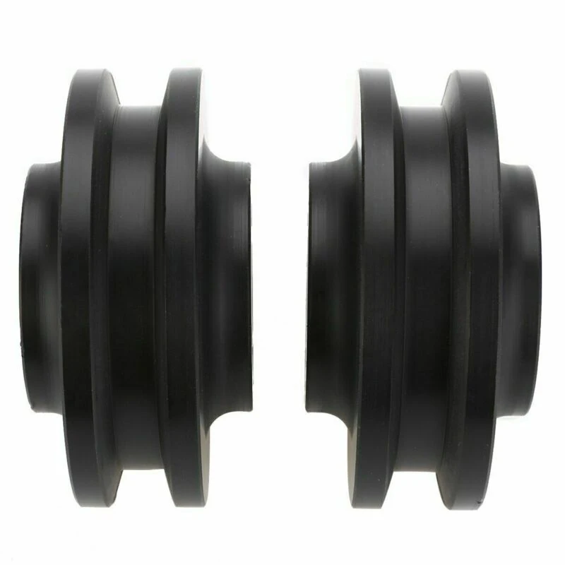 Double Bearing POM Sliding Barn Wooden Door Wheel Closet Hardware Track Roller Window Home Improvement | Инструменты