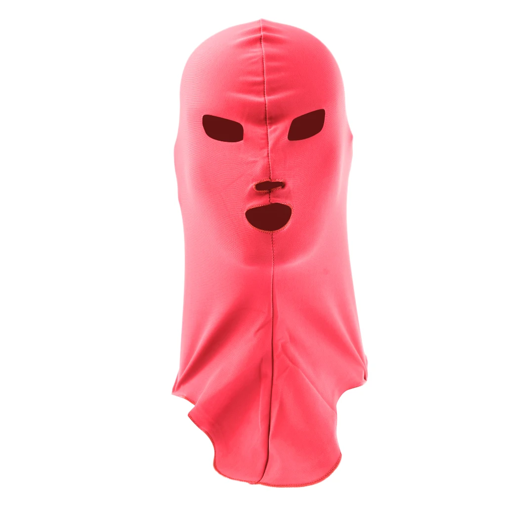 Lightweight Mask Sports Face UV Protection Full Face Mask Women/Men Head Cap Black/ Blue/Yellow/Pink/Orange