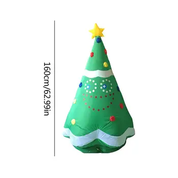 

1.6M Inflatables Christmas Tree With LED Lights New Year's Christmas Tree Decorations Giant Christmas Tree Decoration For Home