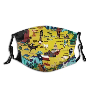 

protective mask with filter Run As One 2017 Playoff Rocket Texas Slogan anti dust PM2.5 reuse adult teen child girl