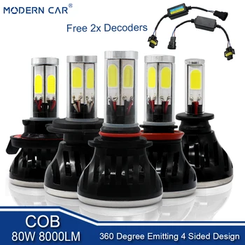 

1Set*M41 Top Quality H4 Led Headlight Bulb 3500Lm 42W 6000K Led Headlight Automotive Replacement
