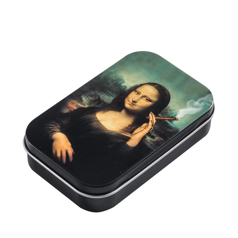 Tanio Mona Lisa papierośnica zestaw tytoniu taca przenośne pudełko do przechowywania chwastów sklep