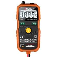 ANENG S830 true rms multimetr cyfrowy inteligentny multimetr pomiar DC/miernik napięcia ac tester rezystancji z wyświetlaczem LCD