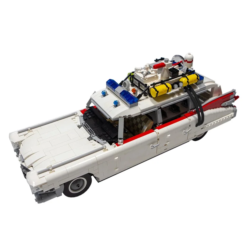 US $105.84 Ectoed 1 Car Model DIY Building Blocks Famous Movie Ghost Catch Team Car Collection Moc Bricks Kid Educational Toy children gift