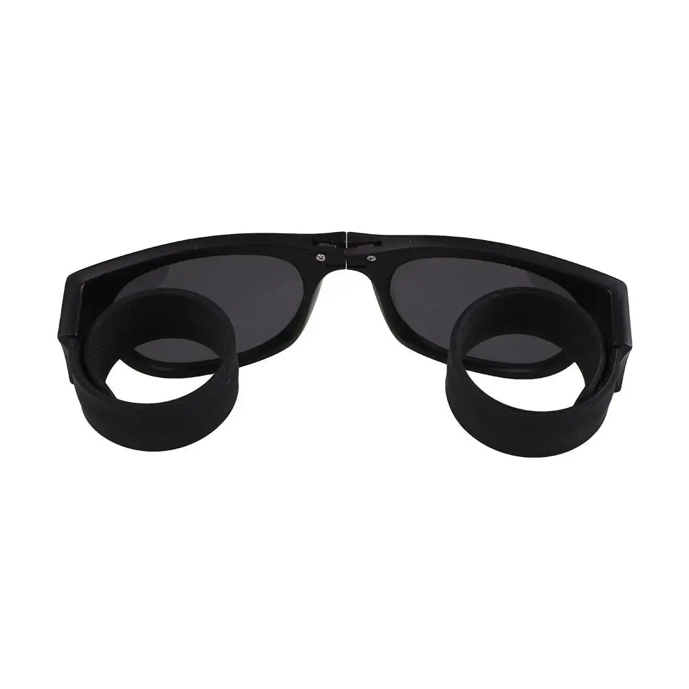 Открытый Унисекс Pops Slap Snap Браслет солнцезащитные очки лето UV400 забавные женские - Цвет: Black