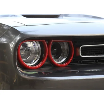 

Accessories Headlight Lamp Cover Exterior For Dodge Challenger 2015-19