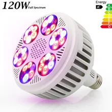 120 Вт E27 светильник для выращивания легко установить полностью в помещении теплица прочный саженцы светодиодный Садовый цветок гидропоники овощей