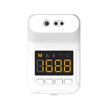 

Non-contact Wall Mounted Infrared Temperature Measurement Forehead Thermometer with Alarm for Office Home Supermarket TB