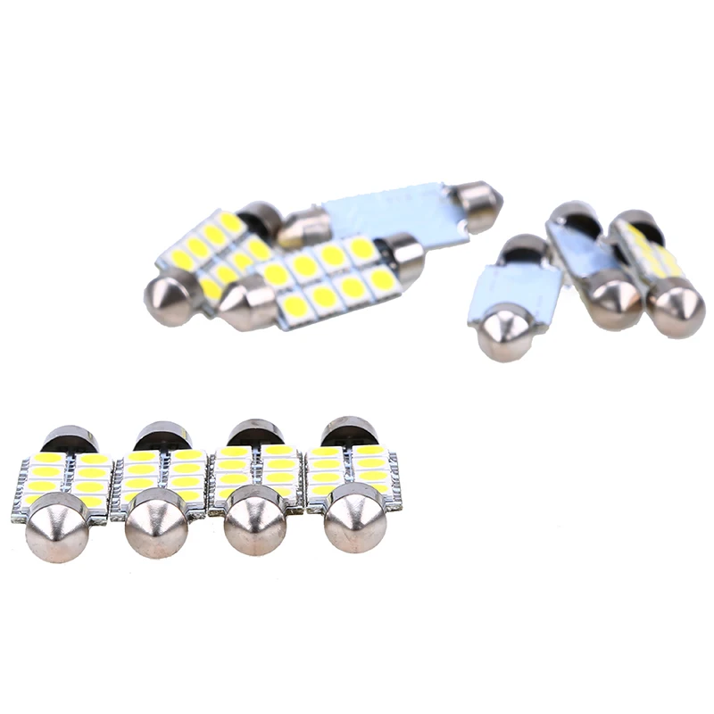 POSSBAY 10x41 мм 5050 8SMD белый микро общий интерьер автомобиля фестон купольная лампа