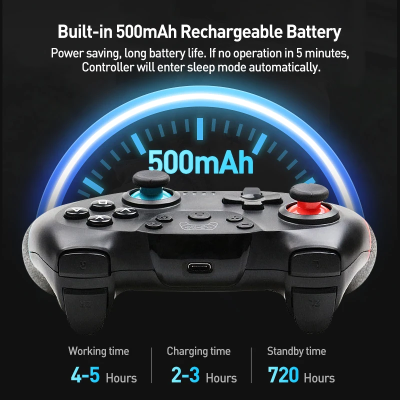 Bluetoothジョイスティックニンテンドースイッチコントローラ制御にpc