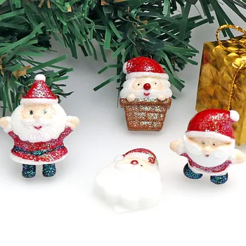 

10 Pcs Fairy Tale Characters Miniature Bearded Santa Resin Holiday Decoration Home Accessories Ornaments
