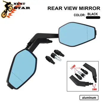 

10mm 8mm CNC Universal Motorcycle Rearview Mirror Side Mirrors Rear View For Kawasaki Z900 Z800 Z1000 XJ6 YBR 125 YZF R1 R6 FZ1