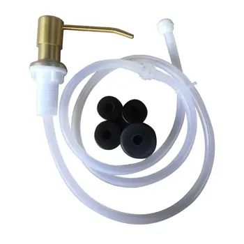 

1Set Stainless Steel Sink Liquid Soap Dispenser Lotion Pump Extension Tube