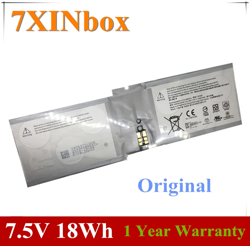 7xinbox 7 5 V 18Wh 2387mAh Оригинальный аккумулятор для ноутбука DAK822470K Microsoft Surface Book CR7 00005 13
