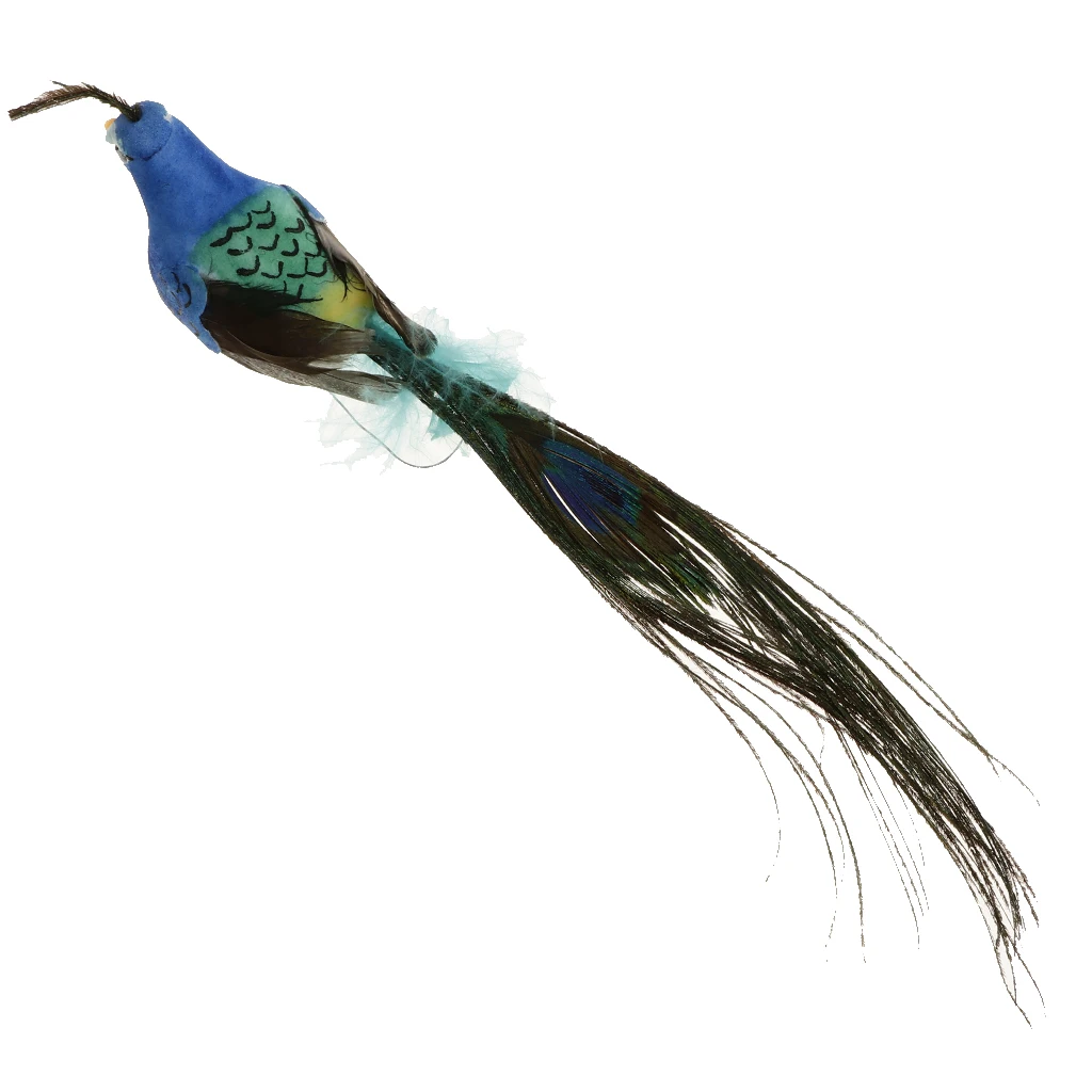 Creative Toy Gift Bird Ornaments Figurines Peacock Model Garden Sculpture