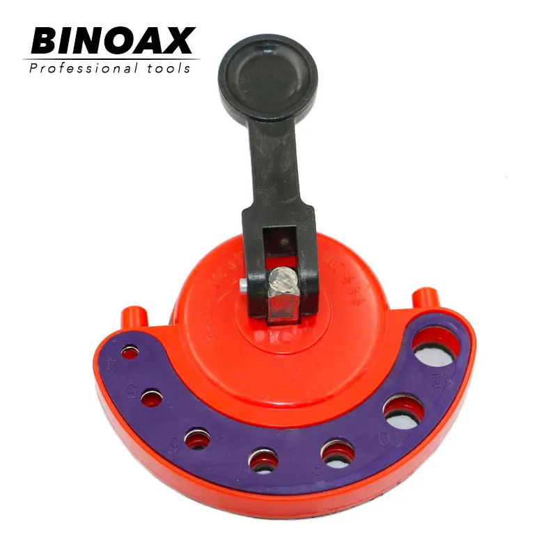 

BINOAX 4-12mm Adjustable Diamond Drill Bit Tile Glass Hole Saw Core Bit Guide With Vacuum Base Sucker Tile Glass opening Locator