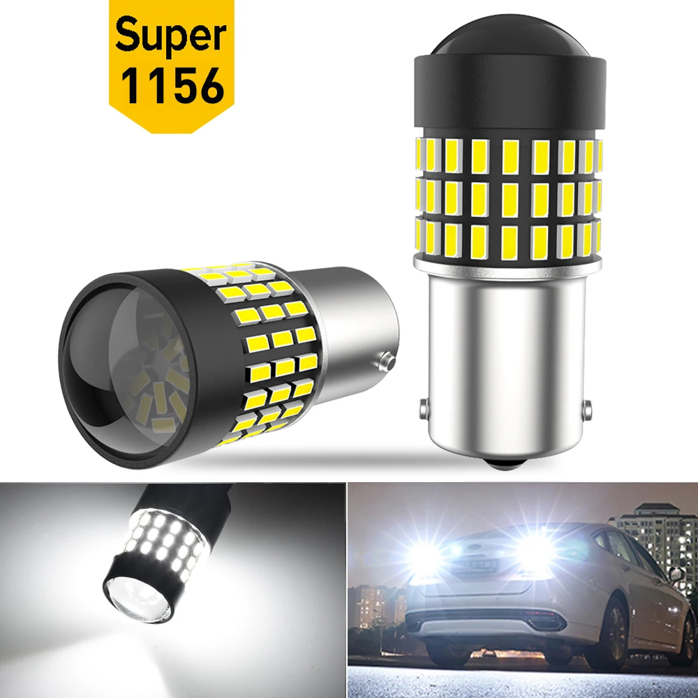 Светодиодные фонари CANBUS 1156 P21W BA15S T20 7443 W21/5W для BMW e46 e90 e60 e39 e36 f10 f30 f20 f11 e87 x5 e70 e91 e34 e38 2