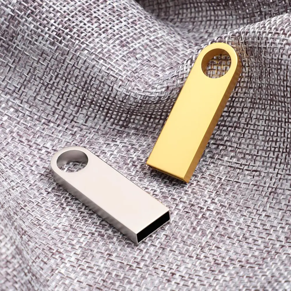 USB флеш-накопитель, 4 ГБ, 8 ГБ, 16 ГБ, 32 ГБ, 64 ГБ, 128 ГБ, водонепроницаемый металлический брелок, подвесная карта, карта памяти, u-диск