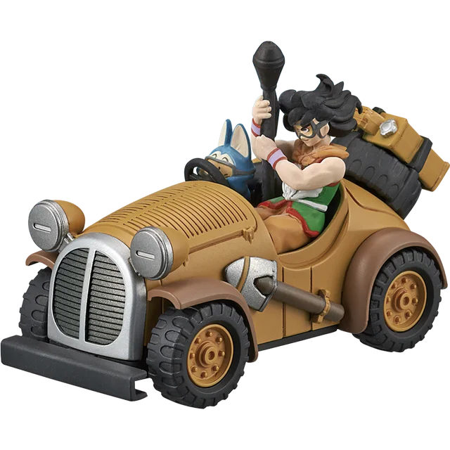 Bandai Genuine MECHA COLLECTION  Dragon Ball  Vol.5 Yamcha with His Powerful Car Action Figure Ornament Model Toys Gift 1