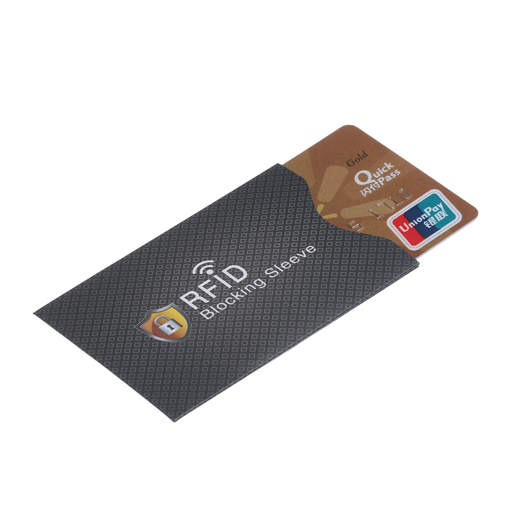 5 шт. защита от кражи для RFID, защита для кредитных карт, блокировка, держатель для карт, чехол, защитный чехол для банковских карт