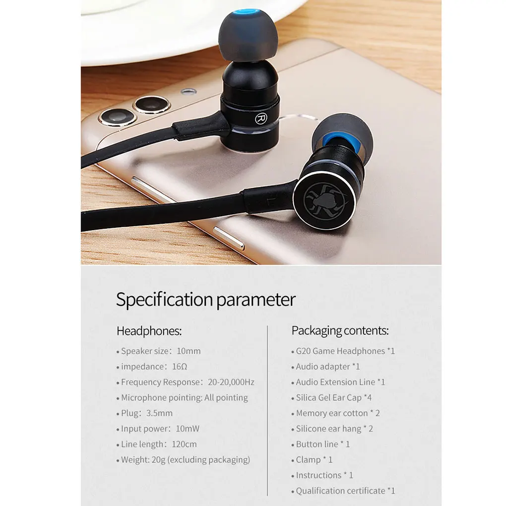 Plextone G20 Игровые наушники с микрофоном игровая гарнитура геймер наушники для Samrtphone