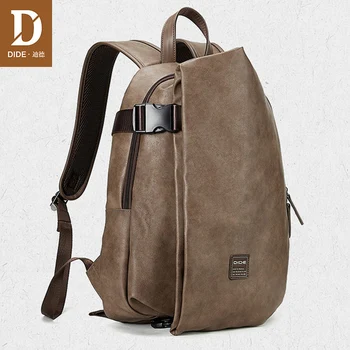 

DIDE 2020 Men's Laptop Backpack Travel Waterproof USB Backpack Bag Male school bags bolsa escolar leather men backpack 15 inch