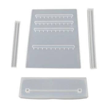 

Jewelry Display Rack Epoxy Mold DIY Resin Silicone Mould Casting Crafts Earring Making Handmade Tools Set
