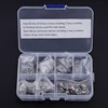 40 sets Hair Scissor Screws with 100 pcs Scissor bumpers silencer Barber repair kit Parafuso Accessory 1