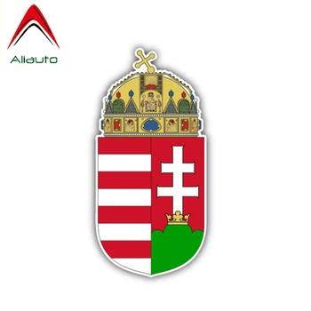 

Aliauto Creative Decal Hungary Flag Coat of Arms Car Sticker Accessories for Laptop Motorcycles Automobile VW KIA,11cm*5cm