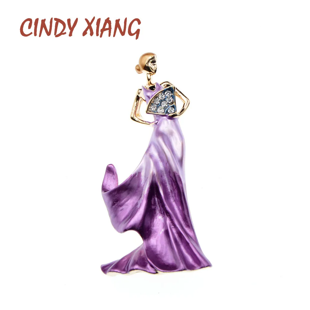 CINDY XIANG Стразы маленькая Автомобильная булавка броши для женщин Креативный