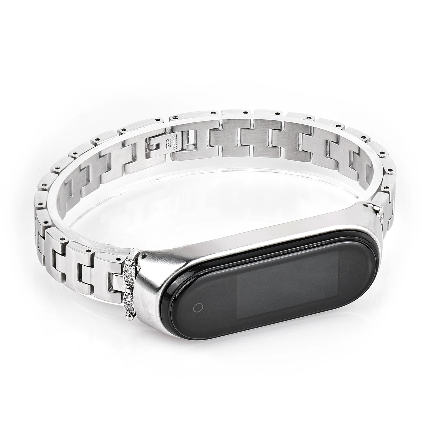 Ремешок для Xiaomi mi band 4 mi band 3 mi band 4 сменный металлический ремешок на запястье браслет из нержавеющей стали напульсники mi Band 3